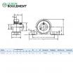 Unidad de rodamiento (aluminio) UP001-INOX