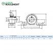 Unidad de rodamiento (aluminio) UP006-INOX