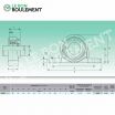 Unidad de rodamiento (aluminio) UP007-INOX