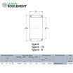 Corona de agujas K12X15X13-NTN