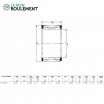 Corona de agujas K21X25X17-DA-INA