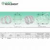 Corona de agujas K80X88X30