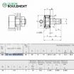 Rodillo de apoyo CF10-1-WB-UU-R/SG-IKO
