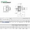 Rodillo de apoyo CF10-WB-UU-R/SG-IKO