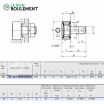 Rodillo de apoyo CF12-1-WB-UU-R/SG-IKO