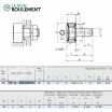 Rodillo de apoyo CF12-WB-UU-R/SG-IKO