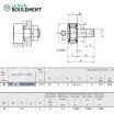 Rodillo de apoyo CF6-WB-UU-R/SG-IKO