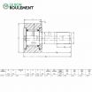Rodillo de apoyo KR19-X-PP-A-NMT-INA