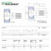 Rodillo de apoyo KR62-B-SKF