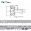 Rodillo de apoyo KR85-LL-H-3AS-NTN