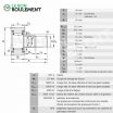 Rodillo de apoyo KRE40-PP-A-NMT-INA