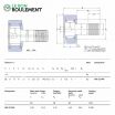Rodillo de apoyo KRV32-PP-A-SKF