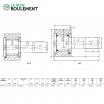 Rodillo de apoyo KRV40-PP-A-NMT-INA