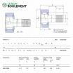 Rodillo de apoyo KRV90-PP-A-SKF
