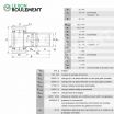Rodillo de apoyo NUKRE52-NMT-INA