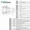 Rodillo de apoyo PWKRE72-2RS-INA