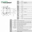 Rodillo de apoyo PWKRE80-2RS-INA
