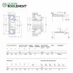 Rodamiento axial de rodillos cónicos 29364-E-SKF