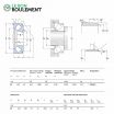 Rodamiento axial de rodillos cónicos 29418-E-SKF