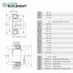 Rodamiento axial de rodillos cónicos 29456-E-MB-FAG