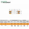 Rodamiento axial de rodillos T1260-TIMKEN