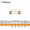 Rodamiento axial de rodillos T128-TIMKEN