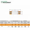 Rodamiento axial de rodillos T1380-TIMKEN
