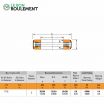 Rodamiento axial de rodillos T152-TIMKEN