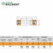 Rodamiento axial de rodillos T188W-TIMKEN