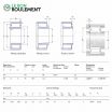 Rodamiento de rodillos toroidales CARB C2207-V-SKF