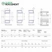 Rodamiento de rodillos toroidales CARB C2220-K-SKF