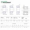 Rodamiento de rodillos toroidales CARB C3224-K-C4-SKF