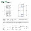 Rodamiento de rodillos cilíndricos N320-ECM-C3-SKF