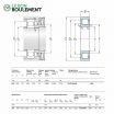 Rodamiento de rodillos cilíndricos NJ228-ECJ-SKF