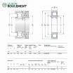 Rodamiento de rodillos cilíndricos NJ322-ECJ-SKF