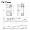 Rodamiento de rodillos cilíndricos NJ326-ECJ-C3-SKF