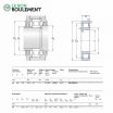 Rodamiento de rodillos cilíndricos NU1008-ML-SKF