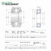 Rodamiento de rodillos cilíndricos NU1013-ML-SKF