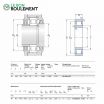 Rodamiento de rodillos cilíndricos NU1014-ECP-SKF