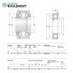 Rodamiento de rodillos cilíndricos NU1015-ML-C3-SKF