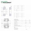 Rodamiento de rodillos cilíndricos NU1044-ML-C3-SKF