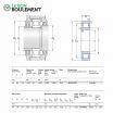 Rodamiento de rodillos cilíndricos NU209-ECM-C3-SKF