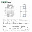 Rodamiento de rodillos cilíndricos NU218-ECM-C3-SKF