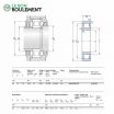 Rodamiento de rodillos cilíndricos NU2207-ECP-C3-SKF