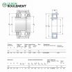 Rodamiento de rodillos cilíndricos NU230-ECM-C3-SKF