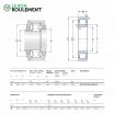 Rodamiento de rodillos cilíndricos NU319-ECM-C3-VL0241-SKF