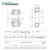 Rodamiento de rodillos cilíndricos NU324-ECM-C3-VL0241-SKF