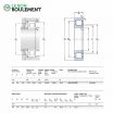 Rodamiento de rodillos cilíndricos NUP210-ECP-C3-SKF