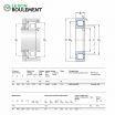 Rodamiento de rodillos cilíndricos NUP214-ECP-SKF