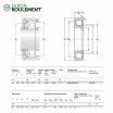 Rodamiento de rodillos cilíndricos NUP2212-ECP-C3-SKF